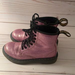 Dr. Martens Glitter J Pink Boots